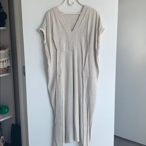 Maternity linen dress
